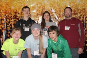 Submitted Photo Grundy and Livingston County 4-H members attended the Missouri Youth Civil Leaders Summit near Camdenton on March 4-6. Youth from 30 counties from across Missouri participated in the event, which was sponsored by the Missouri 4-H and Missouri Community Betterment. Among those participating were, from left, front row, Echo Esick of Livingston County, Hannah Persell of Grundy County, Joe Johnson of Livingston County; back row, Kyle Hansen and Marley Anderson of Livingston County and University Extension Youth Specialist Shaun Murphy. 